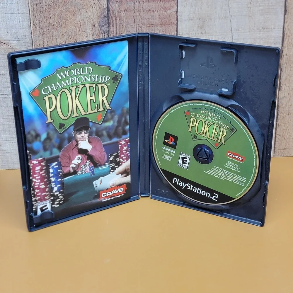 World Championship Poker Sony Playstation 2 PS2 Game